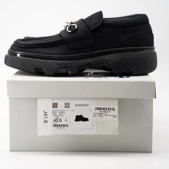 size 43.5 (10.5us) - Burberry Wire Creeper Black grey Clamp On main image 11